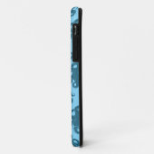 Coques Case-Mate iPhone Octopus sur Motif bleu (Dos/Gauche)