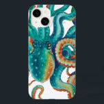 Coque Pour iPhone 14 Octopus Turquoise aquarelle Art<br><div class="desc">L'art octopique</div>