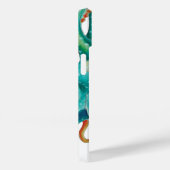 Coques Case-Mate iPhone Octopus Turquoise aquarelle Art (Verso / Droite)