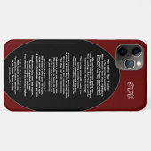 Coques Case-Mate iPhone Ode to Our Chers enseignants Poem HAMbyWG (Dos (Horizontal))