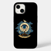 Coques Case-Mate iPhone Oeil Arbre Lune Art (Verso)