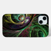 Coques Case-Mate iPhone OEil aux yeux Art Abstrait (Verso (horizontal))