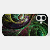 Coques Case-Mate iPhone OEil aux yeux Art Abstrait (Verso (horizontal))