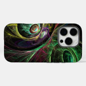 Coques Case-Mate iPhone OEil aux yeux Art Abstrait (Verso (horizontal))