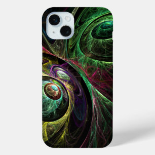 Coque iPhone 15 Mini OEil aux yeux Art Abstrait
