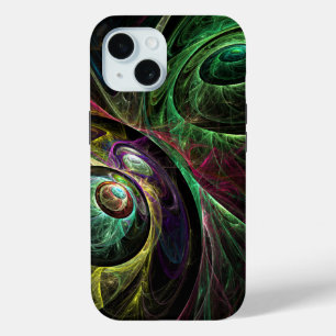 Coque Pour iPhone 15 OEil aux yeux Art Abstrait