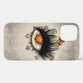 Coques Case-Mate iPhone Oeil bizarre du Art numérique de la lave (Verso (horizontal))