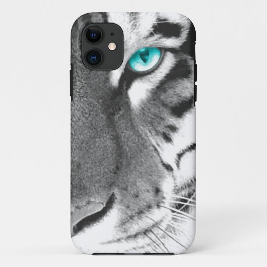 Coques Case-Mate iPhone Oeil blanc d'aqua de tigre (Dos)