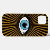Coques Case-Mate iPhone Œil Bleu Solaire (Verso (horizontal))
