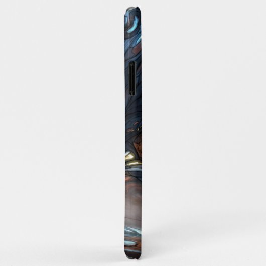 Coques Case-Mate iPhone Oeil de dragon jaune doré (Dos/Droite)