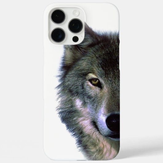 Coques Case-Mate iPhone Oeil de loup gris (Verso)