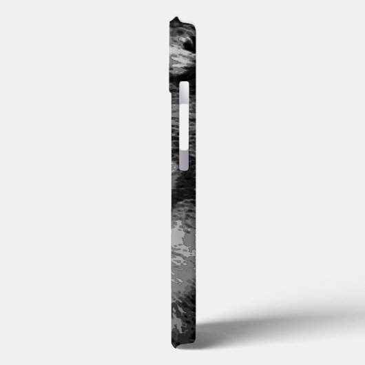 Coques Case-Mate iPhone Oeil de loup noir et blanc (Verso / Gauche)