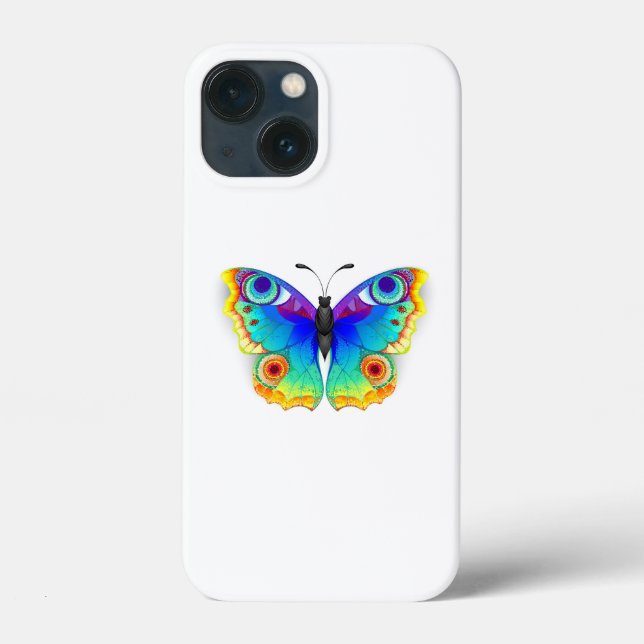 Coques Case-Mate iPhone Oeil de paon arc-en-ciel (Verso)