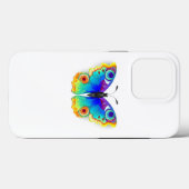 Coques Case-Mate iPhone Oeil de paon arc-en-ciel (Verso (horizontal))