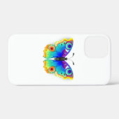 Coques Case-Mate iPhone Oeil de paon arc-en-ciel (Verso (horizontal))