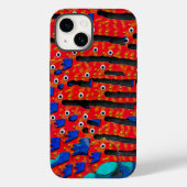 Coques Case-Mate iPhone Oeil de poisson contemporain Abstrait (Verso)