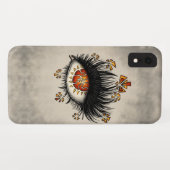 Coques Case-Mate iPhone Oeil Étrange De L'Art numérique De Lava (Dos (Horizontal))