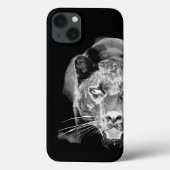 Coques Case-Mate iPhone Oeil Jaguar noir et blanc (Verso)