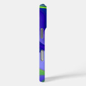 Coques Case-Mate iPhone Oeil mal, 3D Abstrait en vert bleu violet (Verso / Droite)