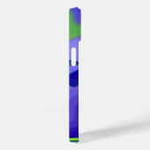 Coques Case-Mate iPhone Oeil mal, 3D Abstrait en vert bleu violet (Verso / Droite)