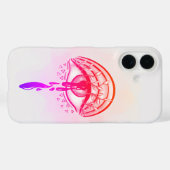 Coques Case-Mate iPhone Oeil psychédélique Pastel Goth Esthétique (Verso (horizontal))
