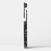 Coques Case-Mate iPhone Oeil tribal aztèque indien dessiné à la main avec (Verso / Gauche)