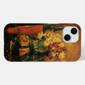 Coques Case-Mate iPhone Oeillets, Roses et une bouteille de Vincent van Go (Verso (horizontal))