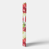 Coques Case-Mate iPhone Oeillets rouges sur le vert avec des papillons (Verso / Droite)