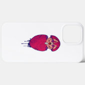 Coques Case-Mate iPhone OEuf de lapin de Pâques, Joyeux Jour de Pâques (Verso (horizontal))