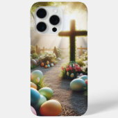 Coques Case-Mate iPhone OEuf de Pâques/Lilly (Verso)