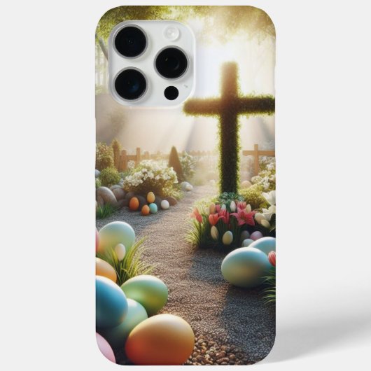 Coques Case-Mate iPhone OEuf de Pâques/Lilly (Verso)