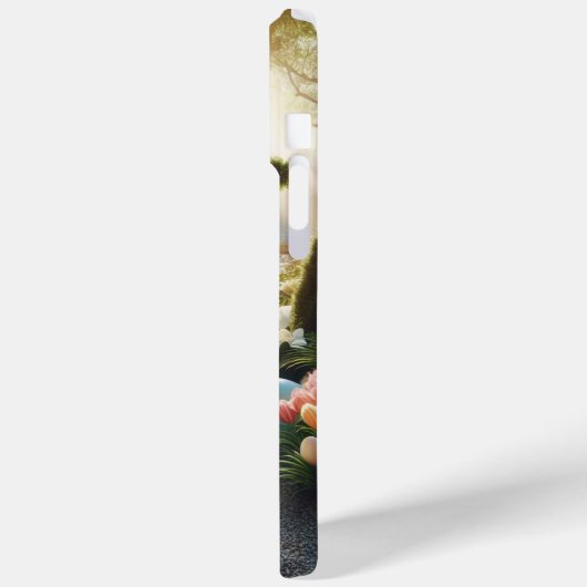 Coques Case-Mate iPhone OEuf de Pâques/Lilly (Verso / Gauche)