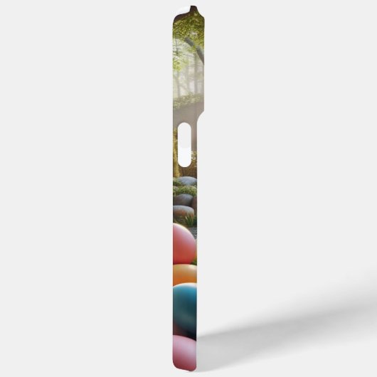 Coques Case-Mate iPhone OEuf de Pâques/Lilly (Verso / Droite)