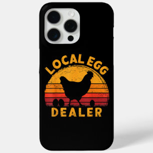 Coque iPhone 15 Pro Max Œuf de poule de paysan vendeur d'œufs locaux vinta