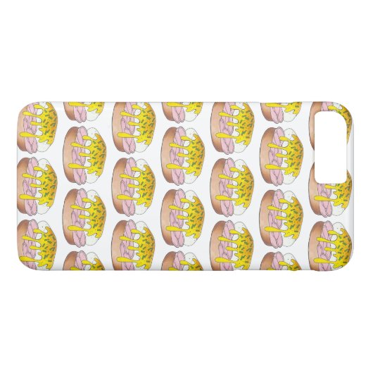 Coques Case-Mate iPhone Oeufs Benedict Petit Déjeuner Diner Nourriture Foi (Dos (Horizontal))