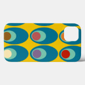 Coques Case-Mate iPhone Oeufs bleus modernes du milieu du siècle (Verso (horizontal))