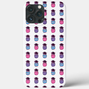 Case-Mate iPhone Case Oeufs de Pâques aux fleurs et au ruban