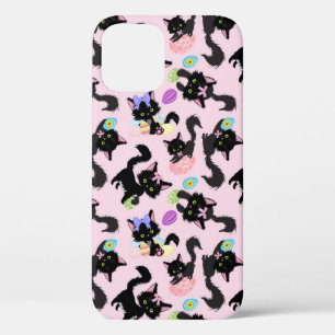 Case-Mate iPhone Case Œufs de Pâques Chat Noir Animal de Compagnie Amate