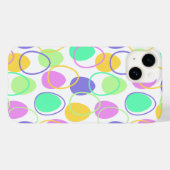 Coques Case-Mate iPhone Oeufs de Pâques et contours (Verso (horizontal))