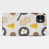 Coques Case-Mate iPhone oeufs petit déjeuner (Dos (Horizontal))