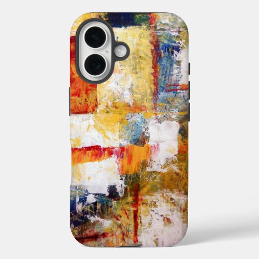 Coques Case-Mate iPhone Oeuvre Abstraite colorée (Verso)