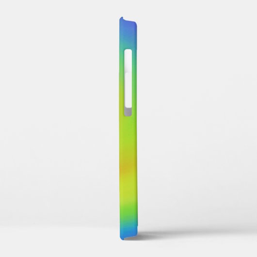 Coques Case-Mate iPhone Oeuvre Abstraite de vague arc-en-ciel personnalisé (Verso / Gauche)