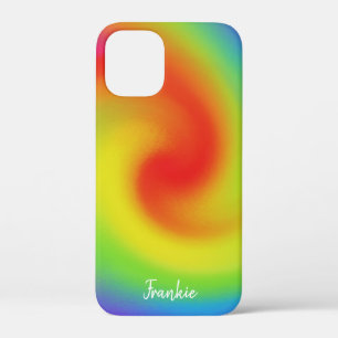 Case-Mate iPhone Case Oeuvre Abstraite de vague arc-en-ciel personnalisé