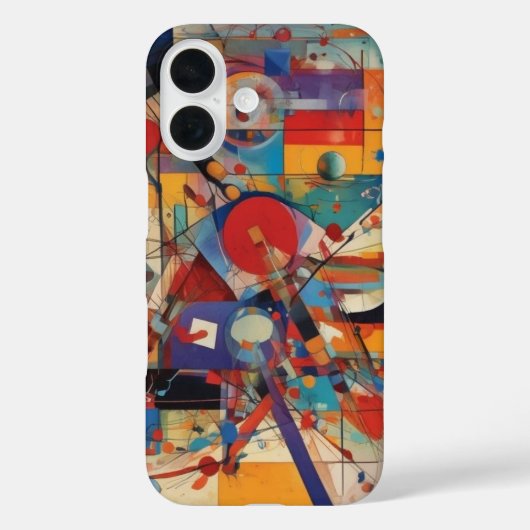 Coques Case-Mate iPhone Oeuvre Abstraite moderne (Verso)