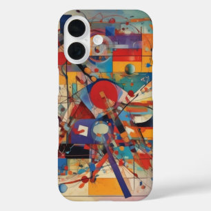 Coques iPhone 16 Oeuvre Abstraite moderne