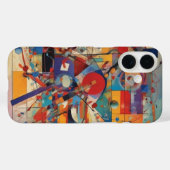 Coques Case-Mate iPhone Oeuvre Abstraite moderne (Verso (horizontal))