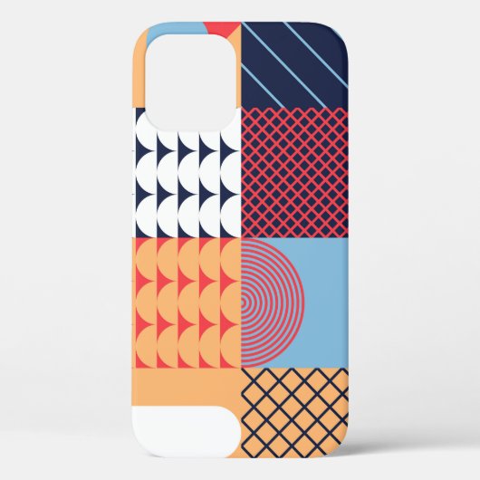 Coques Case-Mate iPhone OEuvre carré Abstraite : conception géométrique. (Verso)