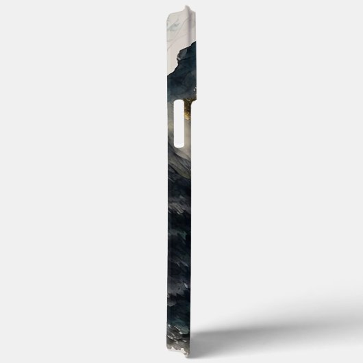 Coques Case-Mate iPhone OEuvre d'art alpin (Verso / Droite)