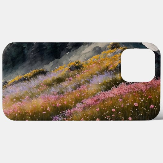 Coques Case-Mate iPhone OEuvre d'art alpin (Verso (horizontal))