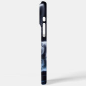 Coques Case-Mate iPhone Œuvre d'art de loup au clair de lune (Verso / Gauche)